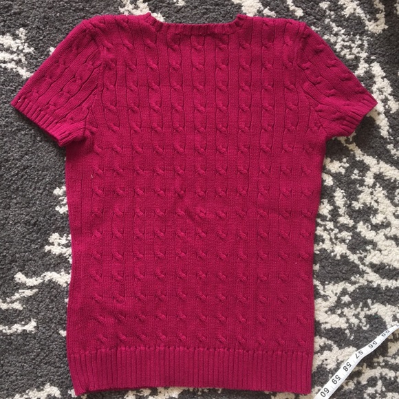 SOLD Ralph Lauren Sport Short Sleeve Sweater-Medium - Picture 5 of 6